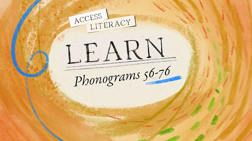 Learn Phonograms 56-76